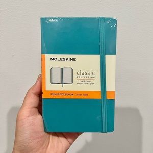 Moleskine Mini Hard Cover Notebook Classic Collection Blue Teal